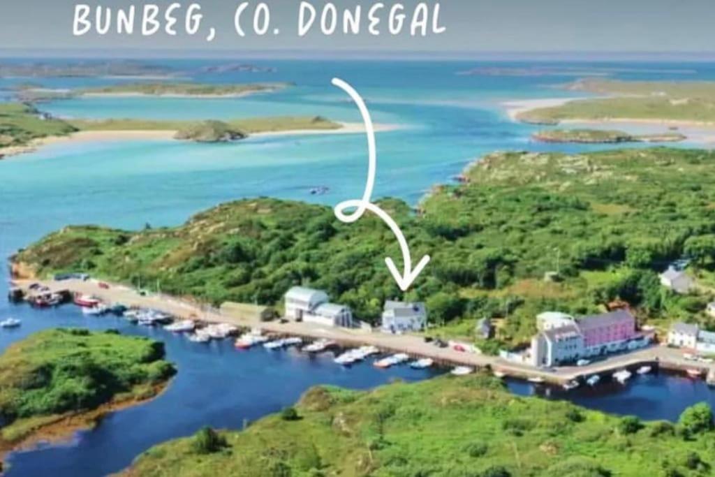 The Old Boathouse At Bunbeg Harbour Lejlighed Eksteriør billede